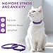 Cat Calming Collar & Pet Anti Anxiety Products - Feline Calm Pheromones Collars & Cats Stress Relief - Helps with Pee, New Zone, Aggression
