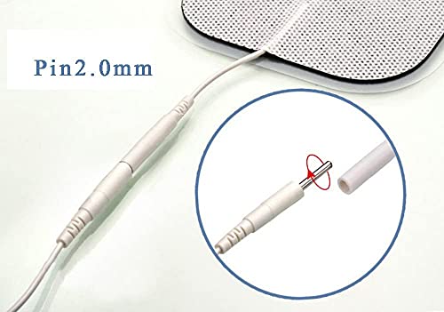 Image of AGAM Digital Therapy Machine Electrodes (Eight Shape) - Strong Adhesive Gel, Universal Replacement Pads for Muscle Pain Relief, Reusable TENS Unit Electrode Pads (Pack-16)