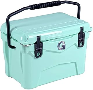 G Cooler box Cool bag 19L Ice Cooler 20QT Rotomolded Ice Chest for Outdoor Camping BBQ Travel (Seafoam Green)