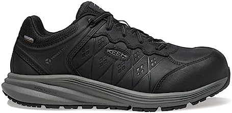 KEEN Utility Men's, Vista Energy + CT Waterproof Work Shoe Black 11.5 EE | Image 1
