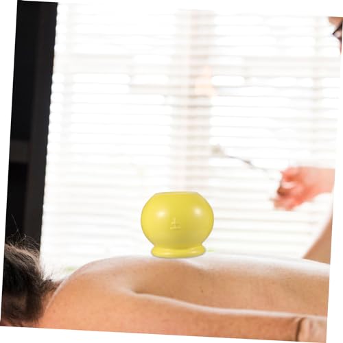 Set profesional de ventosas al vacío de 5 piezas, kit colorido para terapia de ventosas con succión ajustable y fondo hundido, ideal para masajes y alivio del dolor, apto para uso doméstico o en spa miniatura 4
