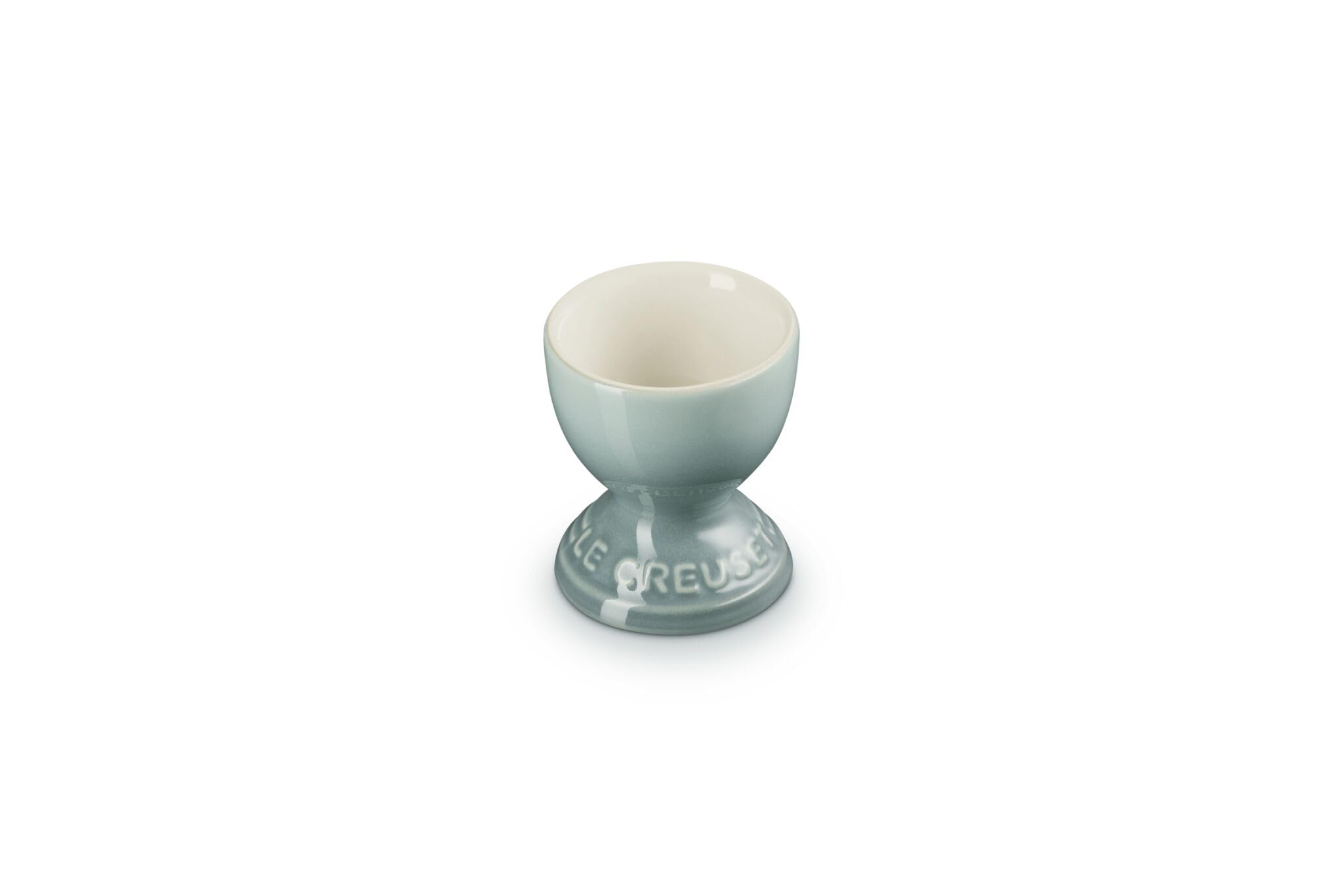 Le Creuset Stoneware Footed Egg Cup, 9 g, 5.3 x 5.3 x 5.9 cm, Sea Salt