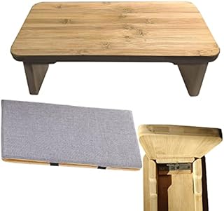 Yoga Stool, Bamboo Foldable and Ergonomic Yoga Stool for Meditation, for Tea Ceremony, Yoga, Praying, Deep Meditation Bench