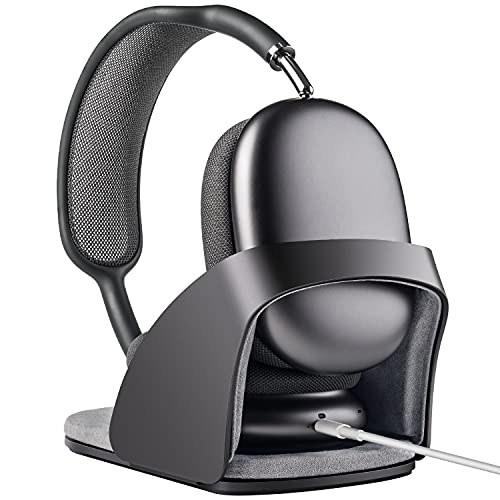 enGMOLPHY AirPods Max専用ホルダーヘッドフォンスタンド,アルミニウム合金製スマートアップル airpods maxヘッドフォンスタンド, Apple Airpods Pro Max 対応 アクセサリー, エアーポッズmax置き台ステーション