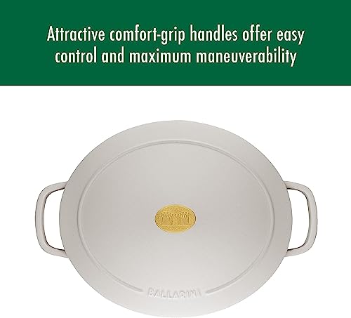 Ballarini Bellamonte Cast Iron 5-Qt Oval Dutch Oven - Crema White #TOP6