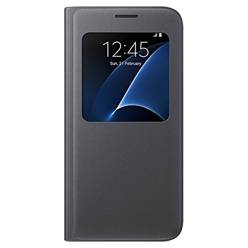 Samsung Galaxy S7 Case S-View Flip Cover - Black
