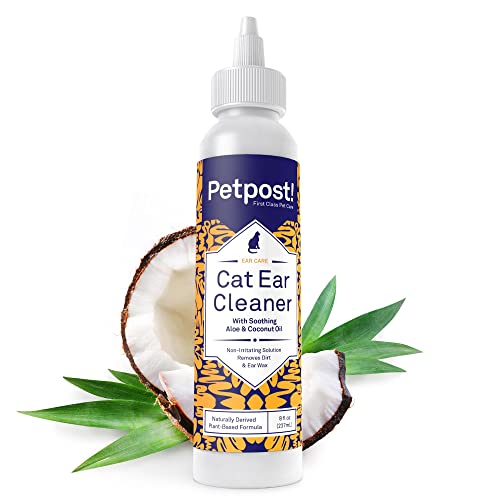 Petpost | Cat Ear Cleaner - Best Ear Remedy for Cats - Natural Co...