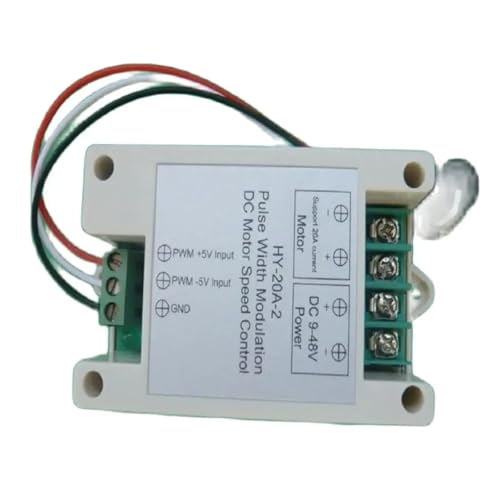 Controlador de velocidad DC HY-20A-2 regulador inversor 9V-48V para automatización