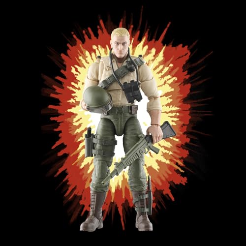 gi joe classified series retro cardback duke collectible 6-inch action figure with 10 accessories