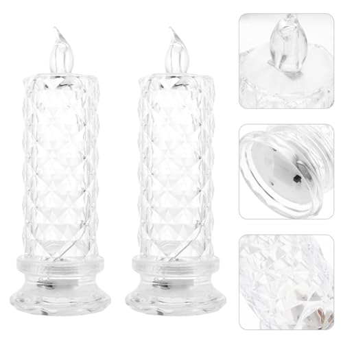 Velas LED efecto luz cálida para ambiente romántico en bodas y cumpleaños 5