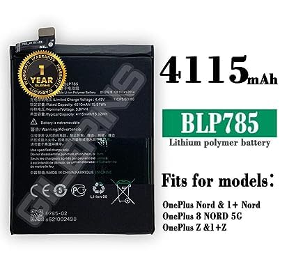 Image of Original BLP785 Battery for Oneplus Nord Battery with 1 Year Warranty**(F000253)