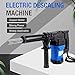 ZHIBIMOI 1100W Electric Needle Rust Remover, Portable Jet Chisels Needle Scaler Machine with Lubricants, 4500B.P.M, Industrial Needle Derusting Gun Air Tool for Removal of Weld Slag Paint(Blue)