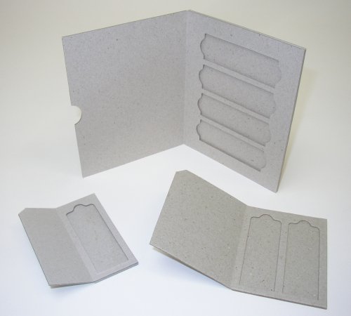 C & A Scientific MSL-04 - 4 Place Cardboard Slide Mailers - 200 Per Case