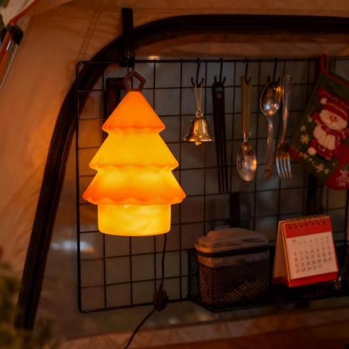Lampe de camping arbre de Noël réglable avec éclairage LED portable multi-usage - 3
