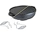 Lodge Cast Iron Cook-It-All Kit. Five-Piece Cast Iron Set includes a Reversible Grill/Griddle 14 Inch, 6.8 Quart Bottom/Wok, Two Heavy Duty Handles, and a Tips & Tricks Booklet. & Fire and Cook Stand