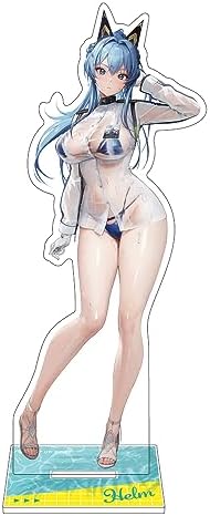 ALGERNON PRODUCT NIKKE Acrylic Stand - Summer Helm, Approx. W 1.7 - 2.6 x H 5.2 inches (44 - 65 x 133 mm), Acrylic image 2