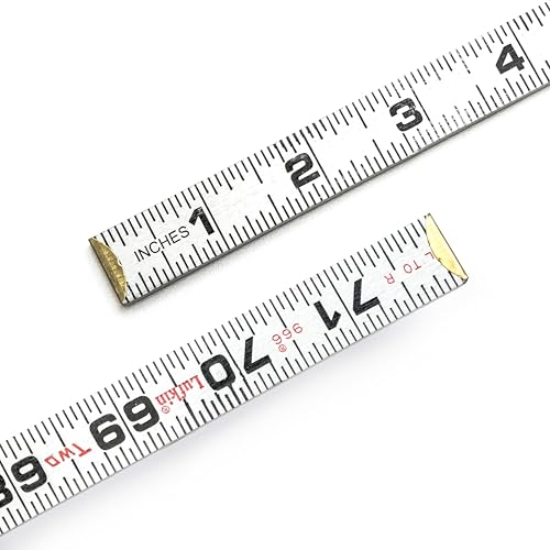 Crescent Lufkin 5/8" x 6' Red End® Two Way® Wood Rule - 966N thumbnail 3