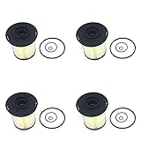 4PCs fo F59201 Diesel Fuel Filter W/O-ring Compatible with 1997-1999 Dodge Ram 2500 3500 Replace