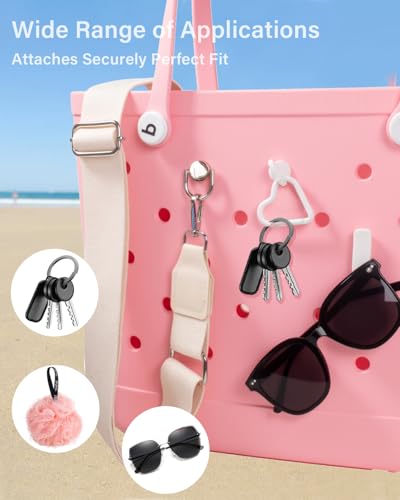 Image of LETGO Shoulder Strap for Bogg Bag Accessories Adjustable Replacement Crossbody Strap 4 Pcs Keychain Hooks Keyholder Bogg Bag