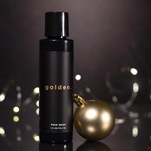 Miniatura 6 de Golden Grooming Co. - Jabón facial para hombre, aloe vera y vitamina E, limpiador facial natural para pieles sensibles y grasas, lavado de espuma