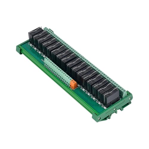 Module de relais pour commutation de circuits 12V 16 canaux NPN PNP sur Rail Din
