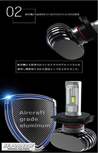 Amazon | ケーパーツ(K-PARTS) LEDヘッドライトバルブ H8/H9/H11/H16