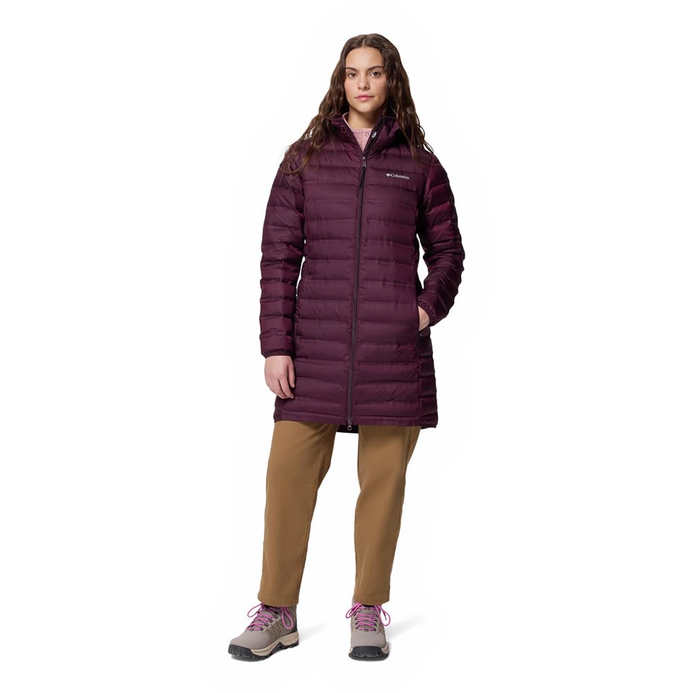 Columbia Lake 22 2 Down Long Hooded Jacket Chaqueta acolchada con capucha Mujer (Pack de 1)