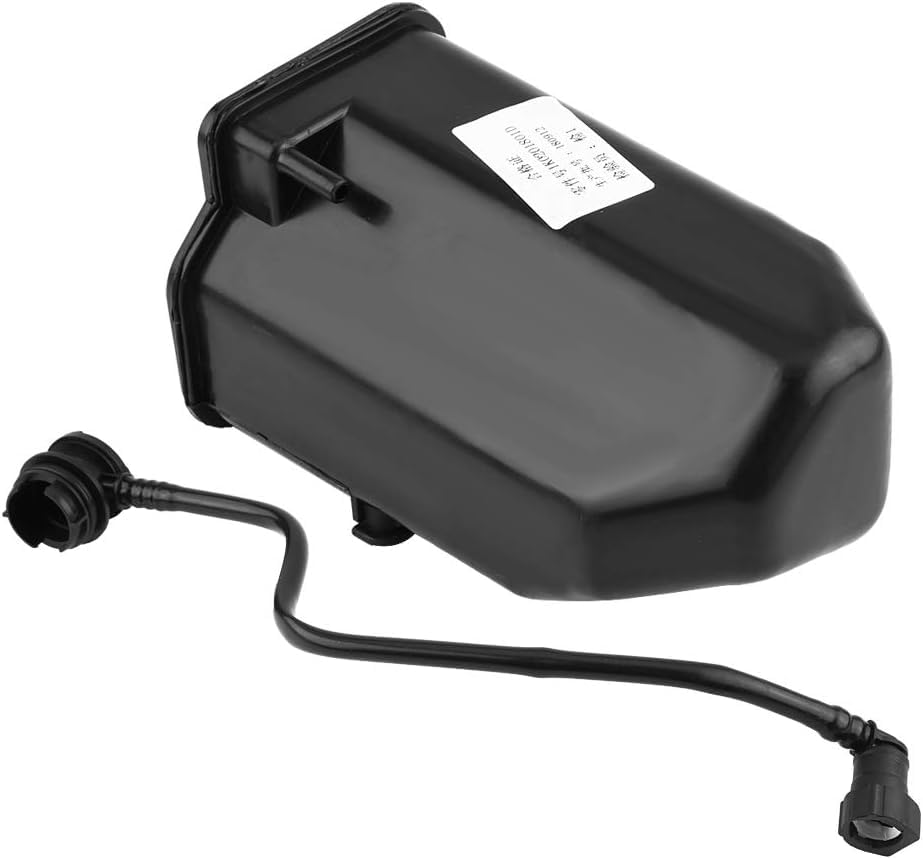 Hominas Aktivkohlebehälter für 1K0201801E 1K0201797AE Auto Aktivkohlefilter Tank mit Schlauch zur Luftreinigung und Emissionskontrolle, Enthält Keine Aktivkohle