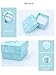 HOSTK 16pc Cute Paper Jewelry Gifts Boxes Earring Necklaces Anniversaries Weddings Bracelet Round and Square for Lover Girlfriend Assorted Color