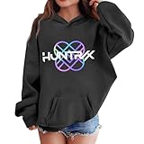 Kapuzenpullover mit Anime-Druck Kinder Mädchen Jungen Hoodie Pullover Klamotten Teenager Y2K Hip...