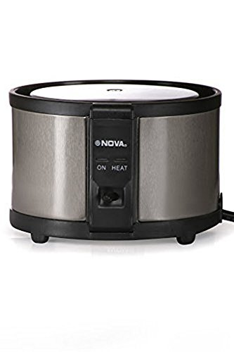 Nova NRC 974 450W 1.3-Litre Travel Cooker (Grey, Outer Lid, Stainless Steel) - Image 3