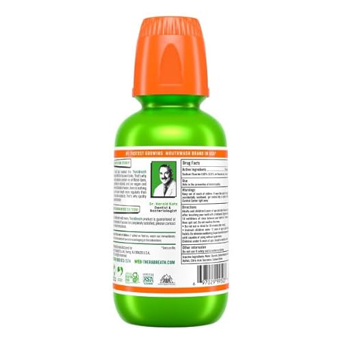 Therabreath 697029 Kids Mouthwash With Fluoride, Organic Strawberry Splash, Anticavity, 10 Fl Oz & Therabreath Kids Mouthwash thumb #7