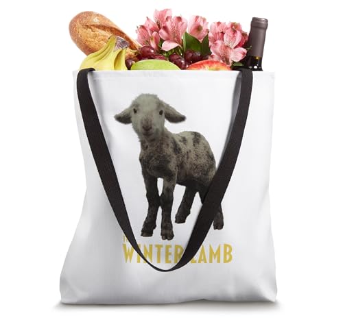 Bolsa Tote Winter Lamb miniatura 4