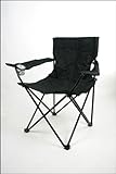 Taburete de Acampada en Color Negro
