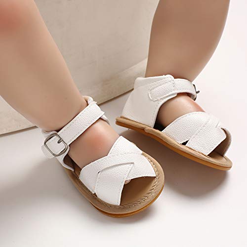Image of RVROVIC Baby Boys Girls Sandals Premium Soft Anti-Slip Rubber Sole Infant Summer Outdoor Shoes Toddler First Walkers