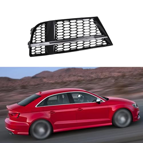 Parrilla de malla de nido de abeja para luz antiniebla de Audi A3 SLine y S3 de 2016 a 2020 7