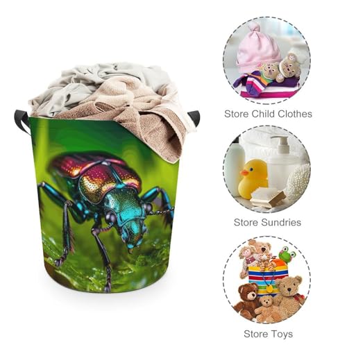Panier à linge pliable imperméable anti-humidité pour bain - 4