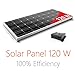 Panel Solar 120W para Autocaravana - Kit Completo