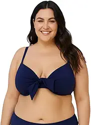 Top Feminino Plus Size Bojo Reforçado Sustentação Alça Ajustável Push Up Biquíni Praia Piscina Verão