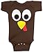 Threadrock Baby Boys' Thanksgiving Turkey Face Infant Bodysuit