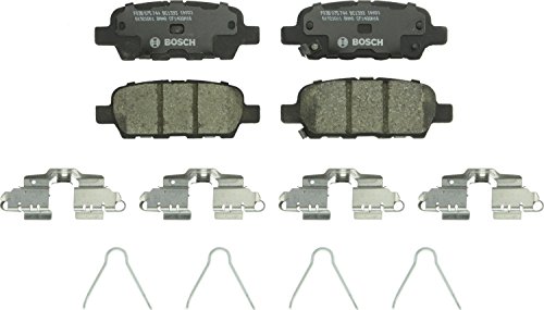 BOSCH BC1393 QuietCast Premium Ceramic Disc Brake Pad Set - Rear | Compatible with Select Infiniti EX35, FX35, G37, M37, M56, Q50/70, QX50/70; Nissan Altima, Juke, Leaf, Maxima, Sentra + More - image 1
