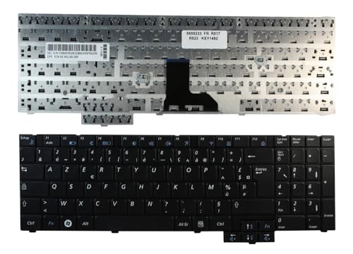 Clavier PC portable Samsung NP-R530-JT01US de remplacement AZERTY noir