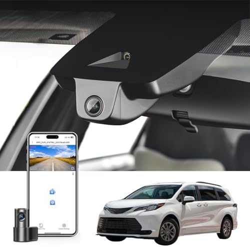 Mangoal Front 4K & Rear 1080p Dash Cam Custom fit for Toyota Sienna & CPL-3226 image 5