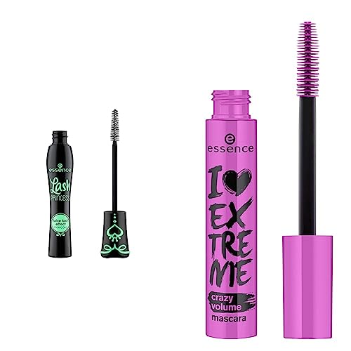 ESSENCE Lash Princess Efecto pestañas postizas máscara de pestañas & I Love Extreme Crazy Volume máscara de pestañas