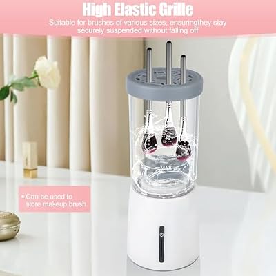 Electric Makeup Brush Cleaner, Automatic Cleaning Tool, IP65 Waterproof Auto Makeup Brush Cleaner, Suitable for Cleaning Makeup Sponges and Brushes