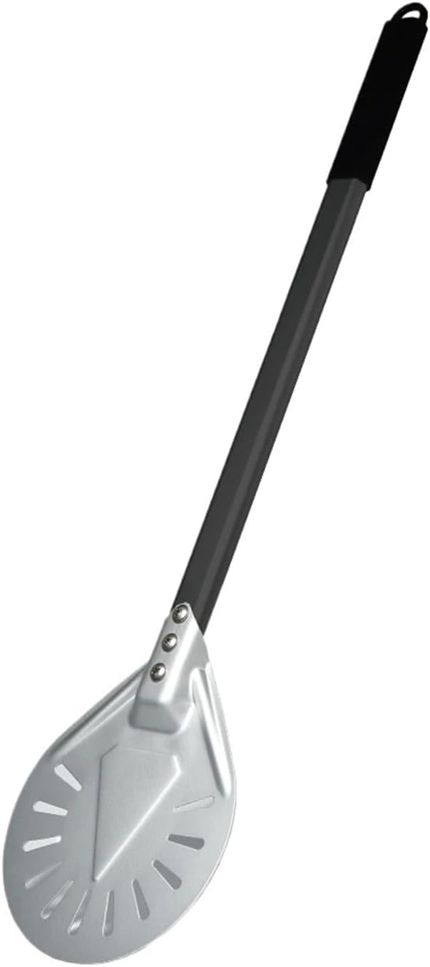 Long Handle 7/8/ 9 Inch Perforated Pizza Turning Peel Pizza Shovel Aluminum Pizza Peel Paddle Small Pizza Tool