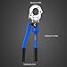 VORXEON Copper pipe Pro press crimper 8 Ton Hydraulic Tube Fittings Crimping Tool with Vus Dies 1/2