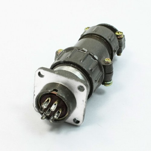 Conector Circular Aéreo Impermeable 7 Pines P20K11Q miniatura 1