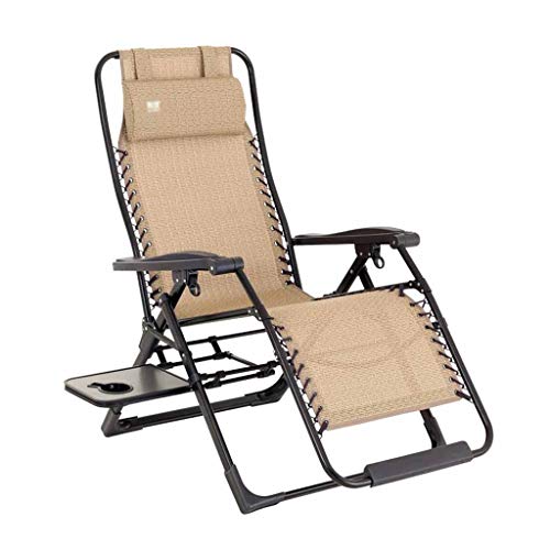 ZHDWM Sun Lounger Recliner Reclining Leg Back Reclining Folding chair