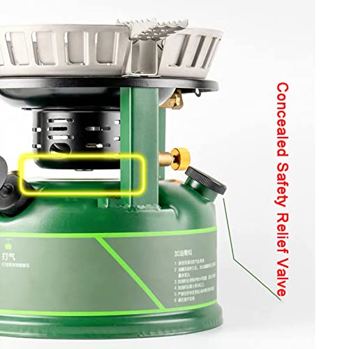 YYUINU Heizöl- Kochherd, Geeignet Für Benzin/ Diesel/ Alkohol, Camping- Picknick- Brennerofen, Für Outdoor- Wanderungen Für 2- 5 Personen, B-4